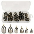 thumbnail image 1 of Langgg 20Pcs Fishing Attractive Reusable Smooth Weight Pendants Practical Terminal Box Accessories Fittings Freshwater, 1 of 6
