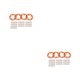 thumbnail image 1 of Vogacara Juego de 4 piezas de anillos de rueda, piezas de círculos de ruedas, componente mejorado, llanta, anillos exteriores, reemplazo de modificación Type3 NO3 Vogacara CBP440334, 1 of 1