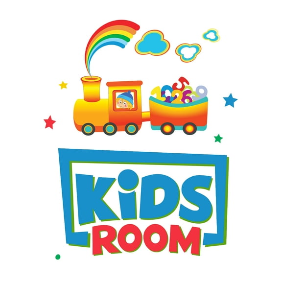 Kids Room Multicolored Train Daycare Peel and Stick Wall Decals - Custom Name Giant Wall Decal- Vinyl Sticker Decoration for Daycare Classroom or Playroom-Size : 32" x 40".