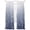 Blue, variant on Black Flower Sheer Curtains 72 Inch Length 2 Panels Set, Geometric Stripes Gradient Simple Branch Voile Window Treatment Rod Pocket Curtains Sheers Drapes for Bedroom/Living Room/Kitchen 52"x72"x2