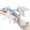 Pastel Rainbow, variant on 3D Printed Dragon With Wings, Flexible Articulated Crystal Model, Desktop Decor, Collectible Gift For Adults & Enthusiasts