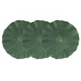 thumbnail image 1 of 3 piezas de hojas de loto flotantes para decoración de piscinas de agua, plantas verdes artificiales para exteriores, flores de plástico falsas simuladas de EVA, 1 of 6