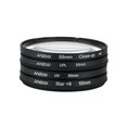 thumbnail image 1 of Andoer 55mm +CPL+Close-Up+4 +Star 8-Point Filter Circular Filter Kit Circular Polarizer Filter Macro Close-Up Star 8-Point Filter with Bag for Nikon Canon Pentax Sony DSLR Camera, 1 of 1