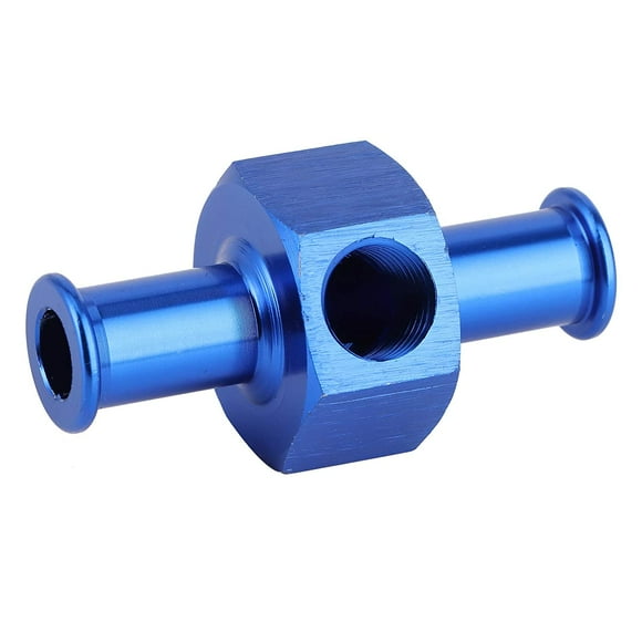 Adaptateur de Manomètre de Carburant, Adaptateur de Manomètre de Carburant Nitreux Alliage d'Aluminium Tuyau Universel de 3/8 Po 1/8 Po NPT