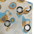 thumbnail image 4 of Ambesonne Cartoon Wall Grommet Curtain, Butterfly, 50" x 72", Orange Taupe Blue, 4 of 6