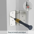 4 Inch Self Closing Door Hinge with 5/8'' Radius Corners, UL Listed