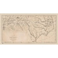 thumbnail image 2 of Stockdale 32x19 White Modern Wood Framed Museum Art Print Titled - North Carolina - Stockdale 1794, 2 of 4