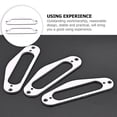 thumbnail image 4 of Miangastore Guitar Pickup Ring Replacement Metal White 3Pcs, 4 of 9