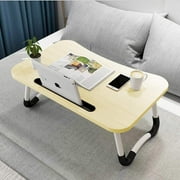 Laptop Bed Table Breakfast Tray with Foldable Legs Portable Lap Standing 'Desk Notebook Stand Reading Holder for Couch