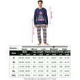 thumbnail image 5 of Yesfashion Christmas Pajamas for Men Christmas Pjs Matching Sets for Adults Holiday Xmas Sleepwear Set, 5 of 5