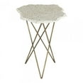 thumbnail image 3 of Home Square Contemporary Terrazzo Side Table in White - Set of 2, 3 of 4