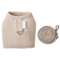thumbnail image 1 of Dog Harness with Traction Holes Breathable Mesh Soft Texture Comfortable Easy Control Cat Vest Harness for Pets Cream Color M Suitable for 2.5‑5kg, 1 of 1