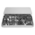 thumbnail image 1 of Cortadores de Galletas de Metal ANGGREK 30 Piezas de Acero Inoxidable, 1 of 8