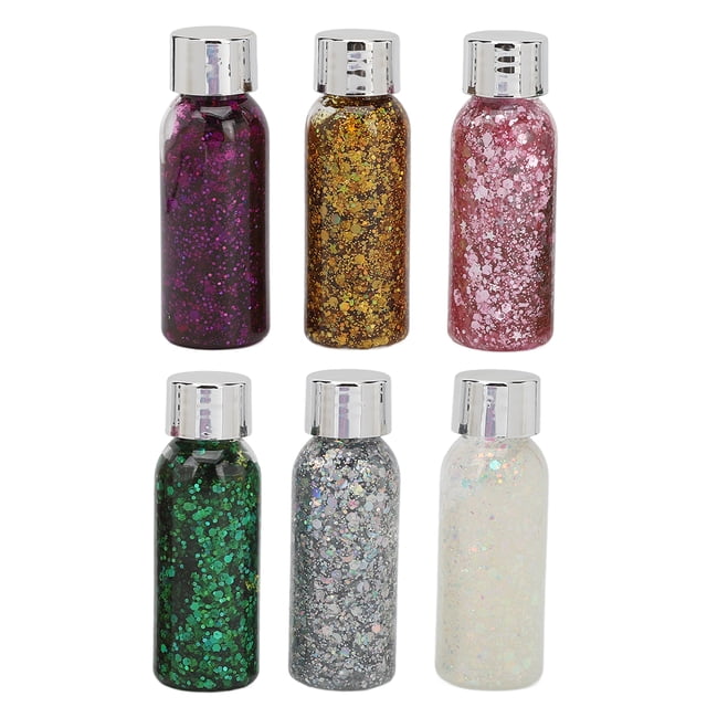 Gel de brillo ultrafino ANGGREK 180ML brillo de lentejuelas seguro arte de uñas hidratante versátil
