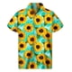 thumbnail image 5 of Camisa con estampado 3D de girasoles a la moda para hombre, camisas hawaianas con estampado floral, blusa de manga corta con botones y solapa de estilo urbano para mujer, 5 of 5