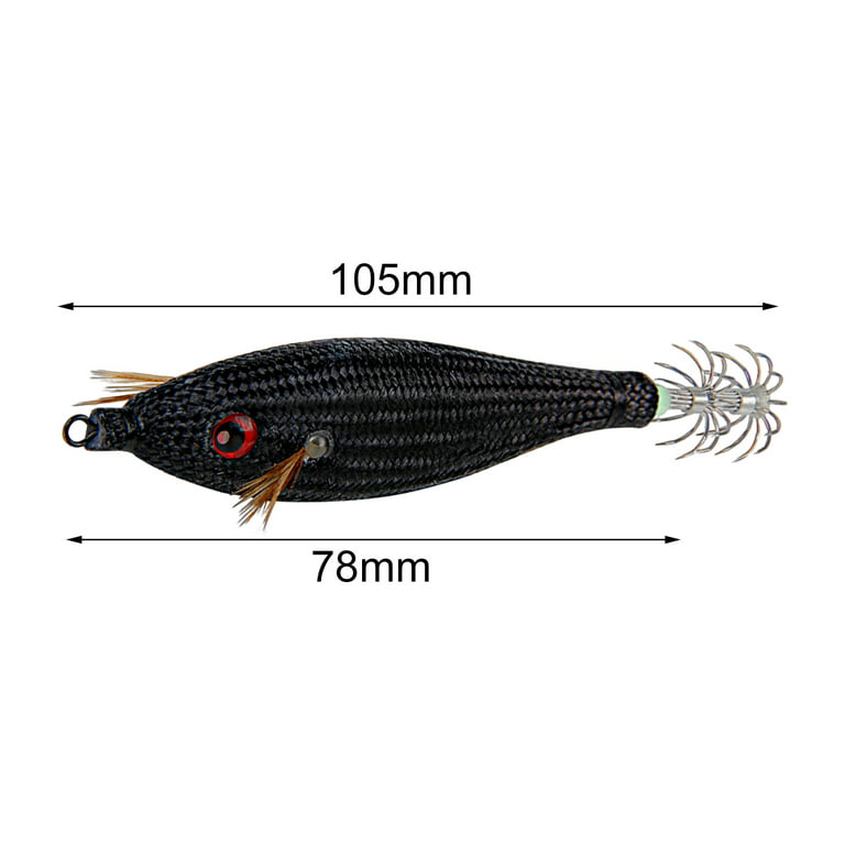 UDIYO 78mm/10g Fishing Bait Bright Universal Sharp Hook 3D Realistic  Fisheye Simulation Design Fishing Durable Artificial Plastic Bait Fishing  Lure for Outdoor 
