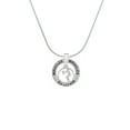 thumbnail image 2 of Delight Jewelry Volleyball Player Silhouette in 1/2'' Disc Miracles Ring Charm Necklace, 18", 2 of 4