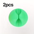 thumbnail image 1 of 1/2/3/5/10/20 Pcs Silicone Cable Organizer, Data Cable Storage And Finishing Buckle,, 1 of 5