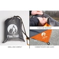 thumbnail image 5 of Pike Trail Manta de playa de bolsillo (60 x 56 pulgadas) – Manta de picnic ligera a prueba de arena, manta compacta para exteriores, manta de bolsillo impermeable para senderismo, camping, picnics, vi, 5 of 5