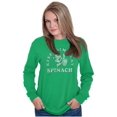 thumbnail image 3 of Keep Calm And Eat Spinach Popeye Long Sleeve TShirt Men Women Brisco Brands S, 3 of 6