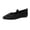 Black, variant on DIVVce Mary Jane Shoes Women Knit Pointed Toe Comfortable Slip On Casual Breathable Lightweight Daily Footwear