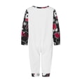thumbnail image 3 of Argulvti Halloween Pajamas for Family Cute Black Cat Print Long Sleeve Raglan Tops + Pants Set Fall Sleepwear, 3 of 8