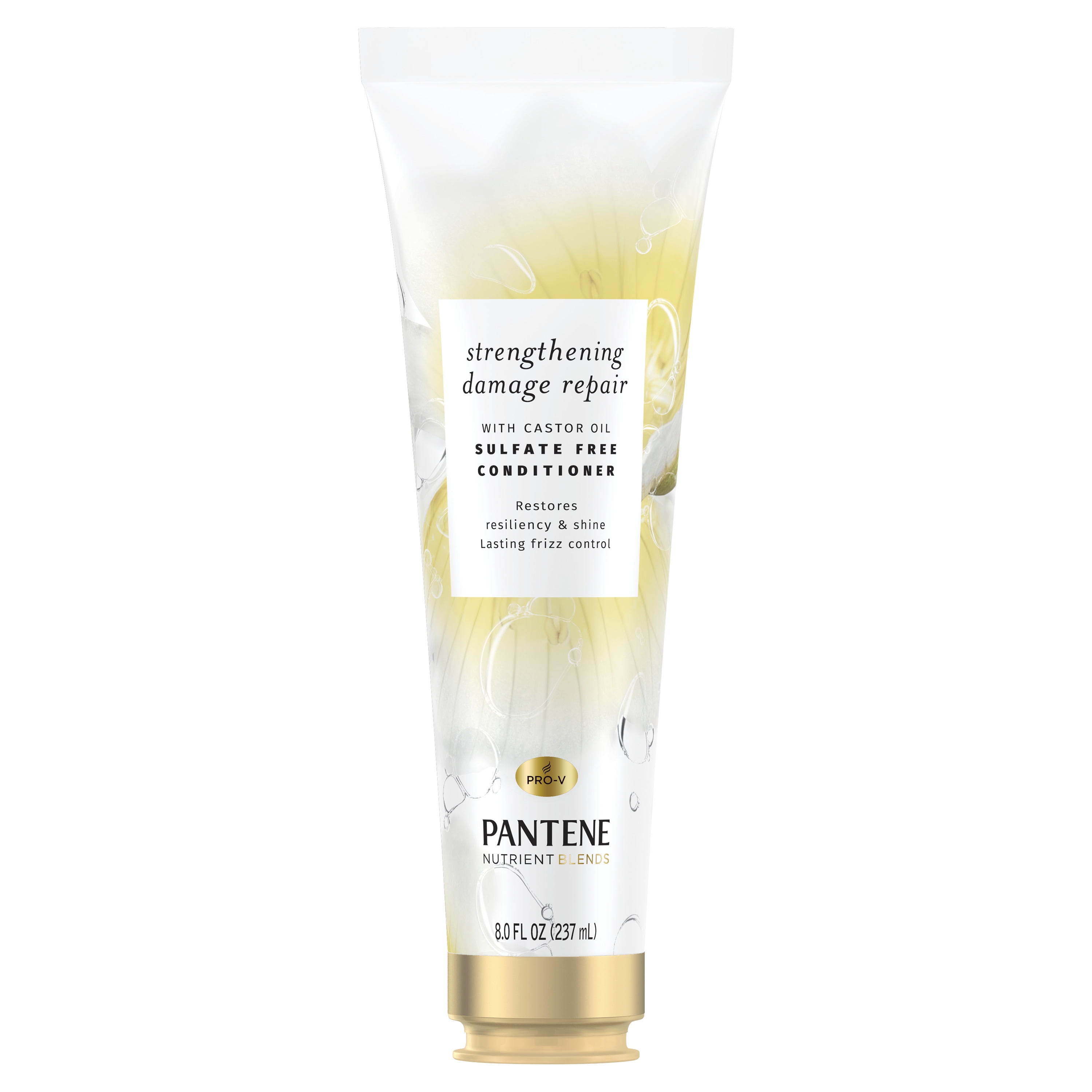 Pantene Nutrient Blends Strengthening Damage Repair Sulfate Free Conditioner with Castor Oil, 8.0 oz
