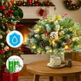 thumbnail image 4 of Christmas Decorations OutdoorParty Light-up DecorationPre Lit Artificial Christmas Tree Filler Christmas Tree Feel Real Filler With Lights&Tripod Stake Holiday For Entryways And Patios, 4 of 7