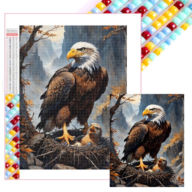 Kit Con Cuentas Cuadradas 5D DIY Del Arte 45x55cm