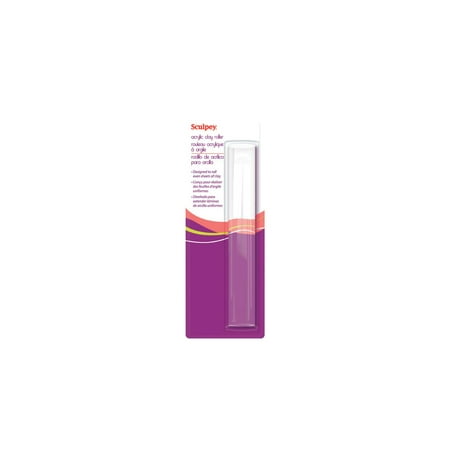 Sculpey Acrylic Clay Roller: Clear, 8 inches