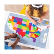 Plus-Plus Puzzle By Number - Map of the United States: 1400 Pcs