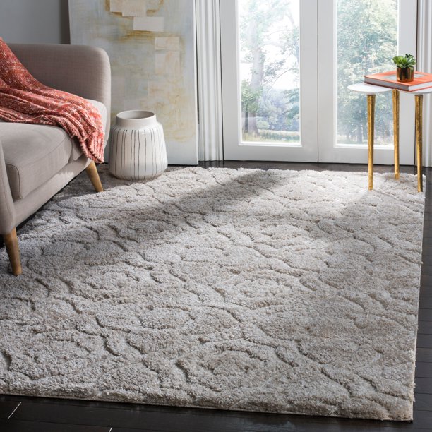 Safavieh Memphis Talia Geometric Floral Shag Area Rug or Runner
