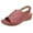 Red, variant on Utoimkio Wedge Sandals for Women with Arch Support Summer Casual Open Toe Beach Sandals for Women Casual Comfortable Walking Shoes