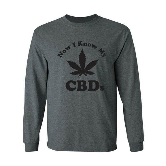 Now I Know My CBDs Adult Long Sleeve T-shirt