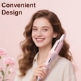 thumbnail image 5 of Curling Iron,Automatic Rotating Hair Curler,Professional Curling Wand Fast Heat Up,Beach Curls for Women,Ideal Gifts for Women,Pink, 5 of 10