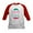 Red/White, variant on CafePress - Happy Easter Baseball Jersey - Kids Cotton Baseball Jersey, 3/4 Sleeve Shirt