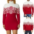 thumbnail image 1 of Christmas Parent-Child Sweater for Holiday Party Knit Sweater Knitted Pullovers, 1 of 10