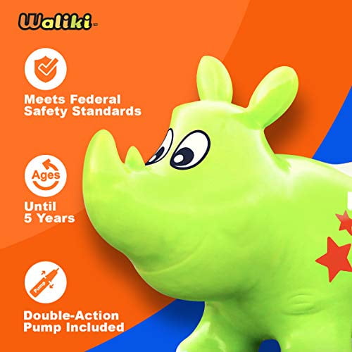 Pogo Sticks & Hoppers WALIKI Toys Bouncy Kent The Rhino Inflatable