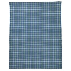 Better Homes & Gardens Woven Chenille Plaid Throw Blanket, Blue Silver ,50x72 Inches