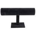 thumbnail image 2 of Soporte para joyas para pulseras y relojes, 23,5 x 7 x 13,5 cm, negro, aspecto aterciopelado, 2 of 5