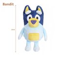 thumbnail image 2 of Bluey-peluches de dibujos animados para niños, figuras de Anime, Bingo Bandit, Chilli Bob Chattermax, muñecos de peluche suaves, regalos de cumpleaños, 18/23cm, 2 of 5