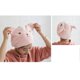thumbnail image 5 of Toalla para secar el cabello, paquete de 2, turbante rosa de microfibra, secado rápido, suave y absorbente con ajuste elástico., 5 of 5