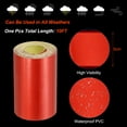thumbnail image 3 of Uxcell Reflective Tape 2" x 10FT Adhesive Waterproof Tape Safety Warning Tape for Trailer Truck Car Bike Red, 3 of 7