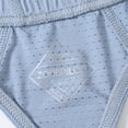 thumbnail image 5 of TANBOM Men's Bulge Pouch Breathable Lightweight Thong, Light Gray M, 5 of 6