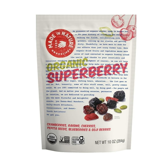 Made In Nature Organic Superberry -- 10 ozPack of 3