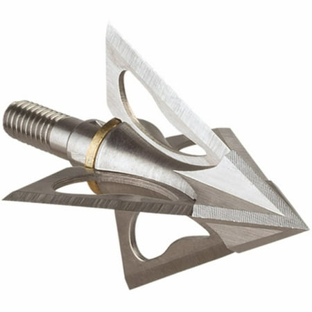Wac Em Fixed 4-Blade Broadhead 1 1/16 Cut 100 Grain 3-Pack - WA4100