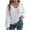 White, variant on Busydd Womens Sweaters Fall V Neck Sweaters for Women Fashion Knit Cable Pullover Sweaters for Women