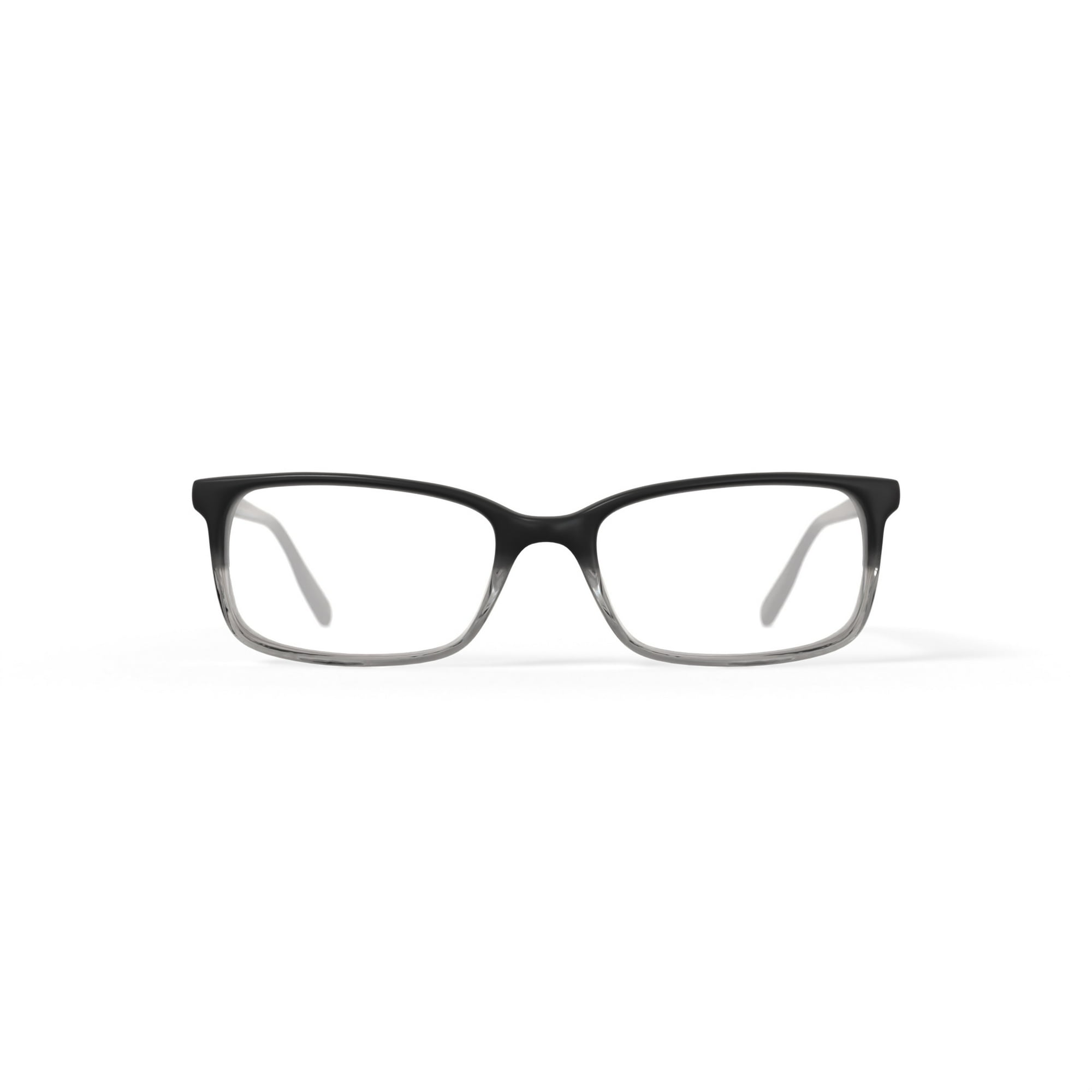 M America Men's MU108F Rectangular Prescription Eyeglasses with Case, Black Gradient