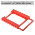 thumbnail image 4 of Uxcell 3 Pack SSD Hard Drive Bracket 2.5" a 3.5" Bahías de Disco Montaje de Plástico Adaptador de Enfriamiento para Laptop, Escritorio, 4 of 5