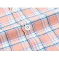 thumbnail image 5 of Diufon 1-7years Boys and Girls Kids Shirt Plaid Print Lapel Button down Outwear Spring Color Block Coat, 5 of 8